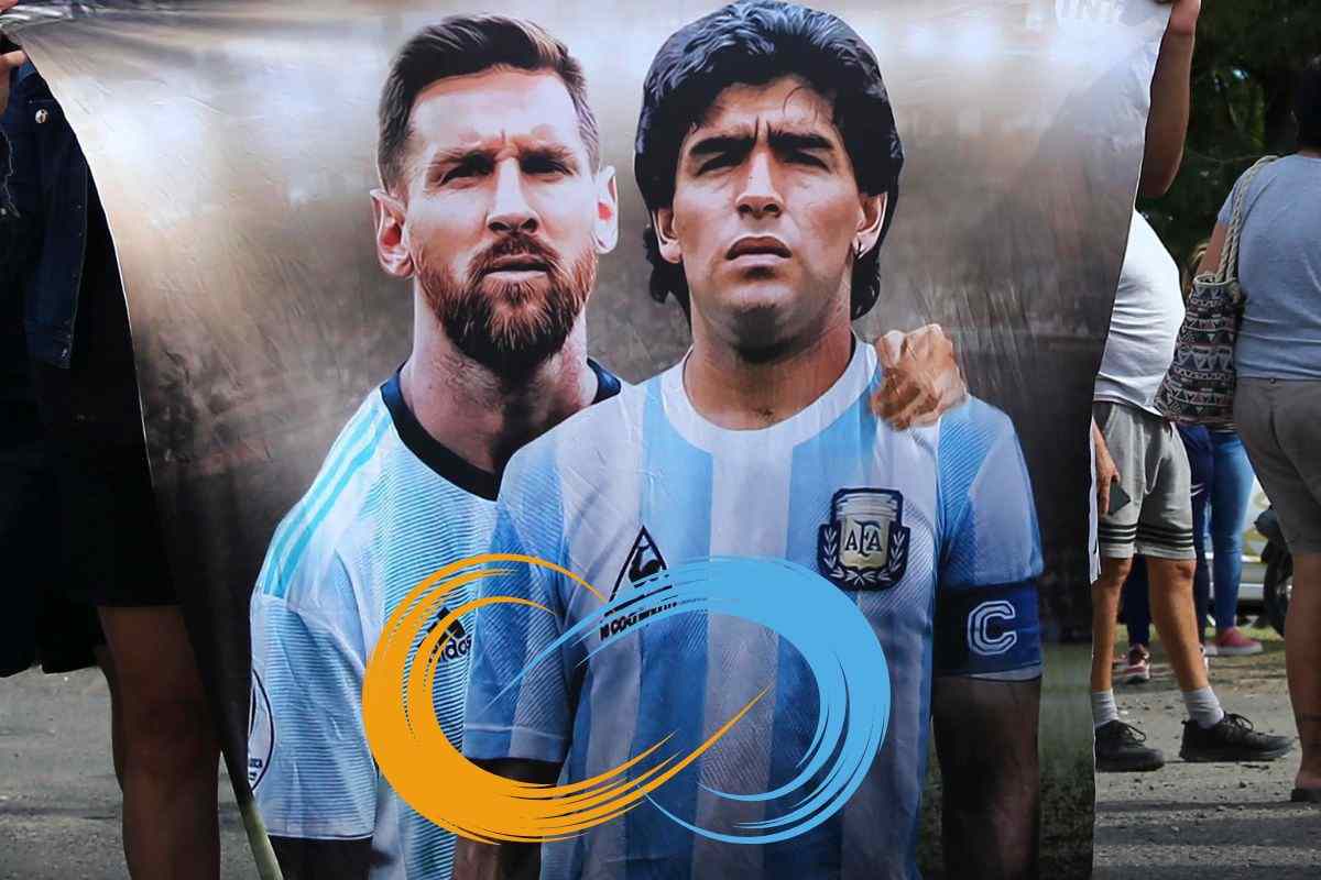 Maradona e Messi