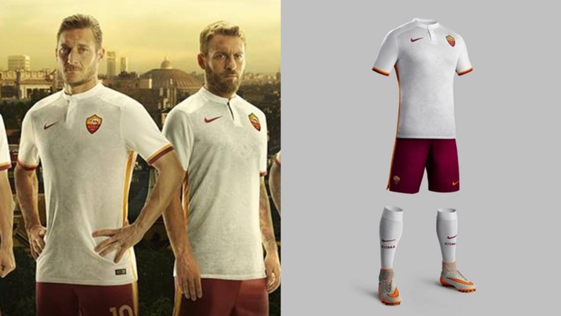 Nuova maglia Roma, ecco la seconda divisa da gioco dei giallorossi