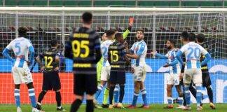 Napoli Insigne espulso