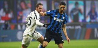 Hakimi contro la Juventus