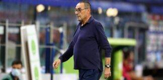 Maurizio Sarri in campo