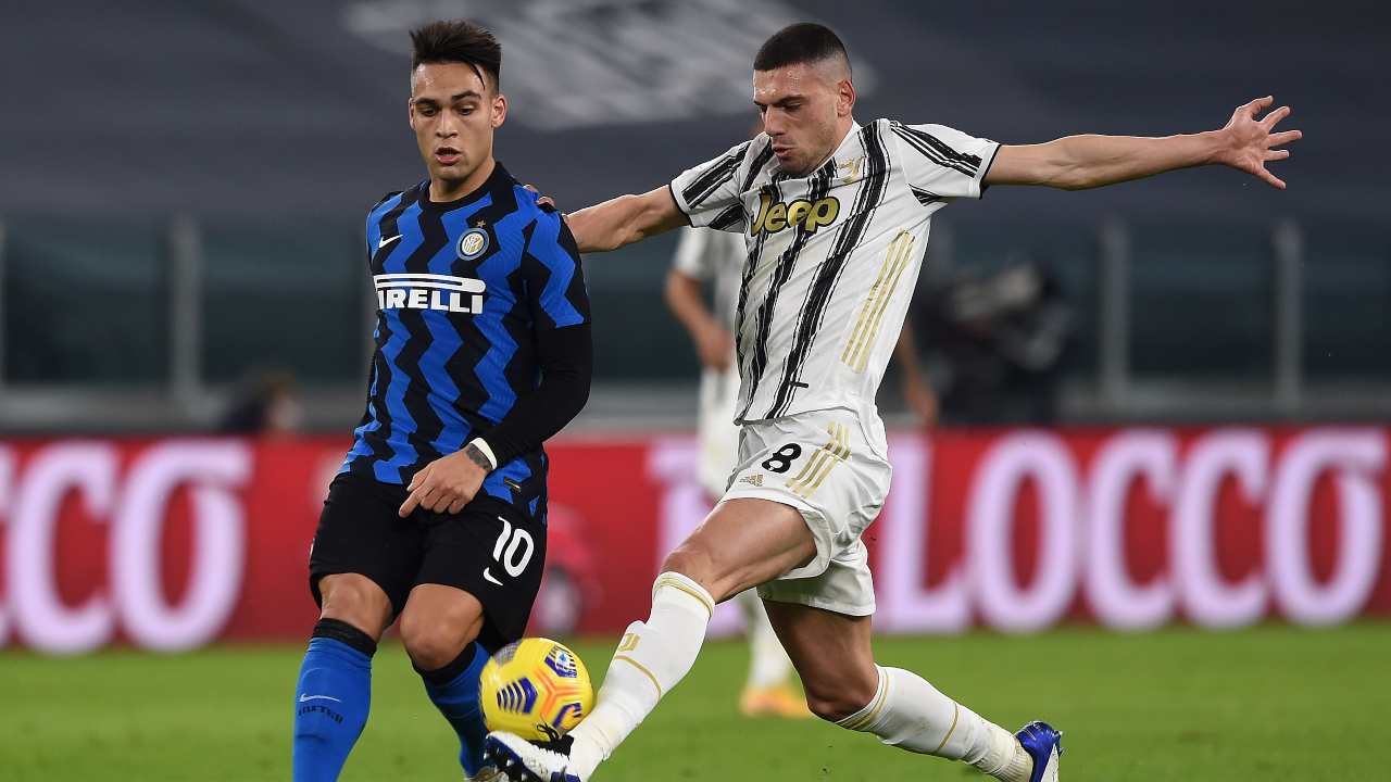 Lautaro e Demiral in azione