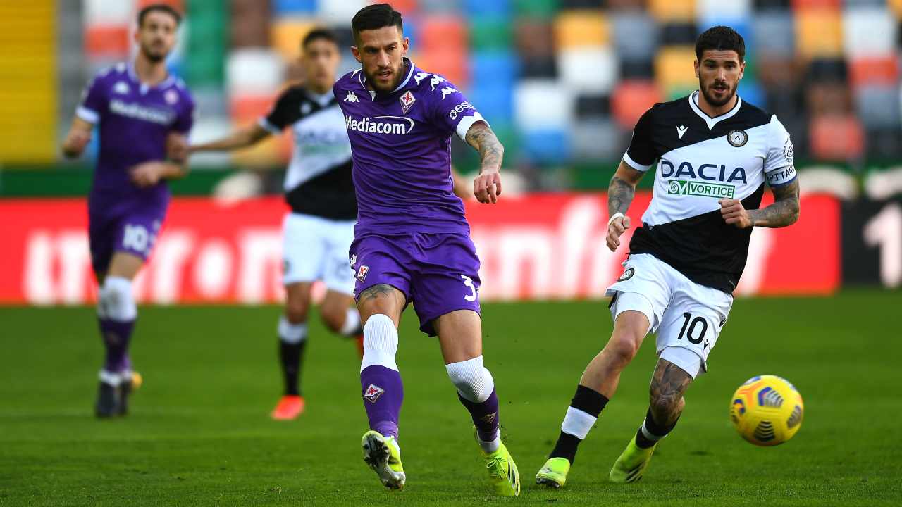 Udinese e Fiorentina in campo