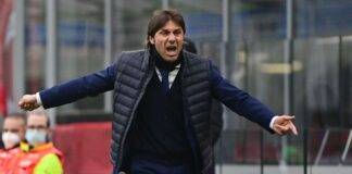 Antonio Conte sbraccia