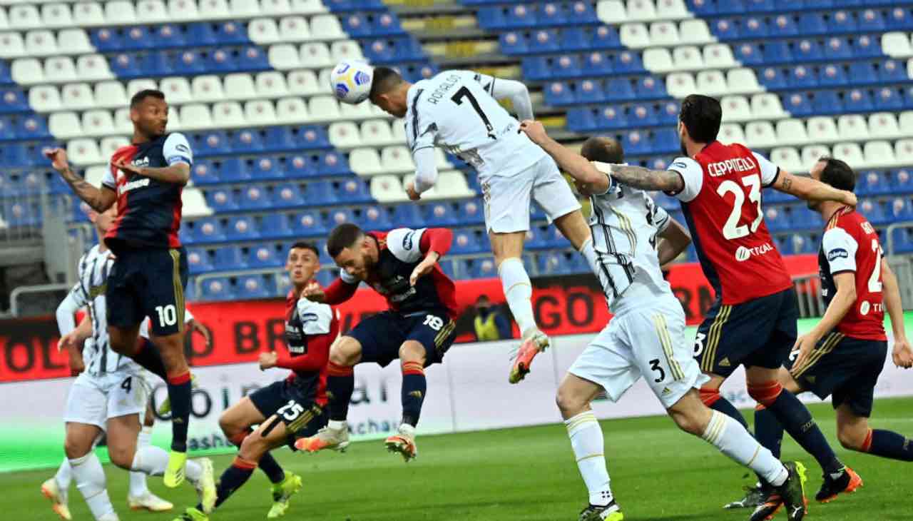 Cristiano Ronaldo gol Cagliari