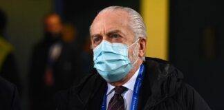 Aurelio De Laurentiis con la mascherina