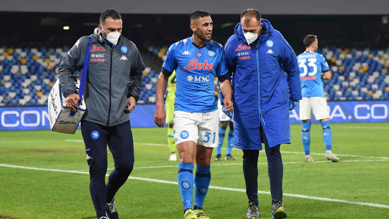 Faouzi Ghoulam infortunato