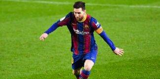 Leo Messi in azione