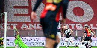 Il gol di Goran Pandev in Genoa-Udinese