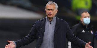 Jose Mourinho in campo