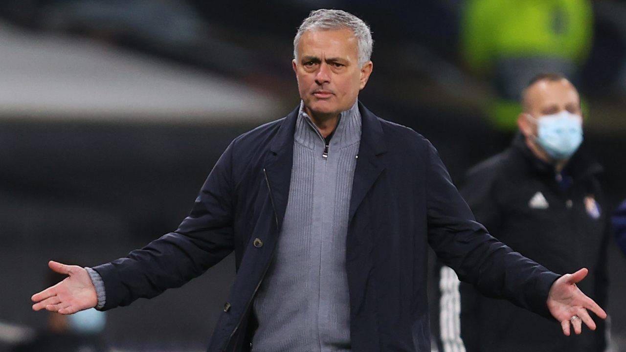 Jose Mourinho in campo