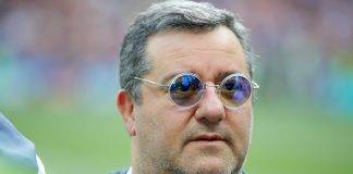 Mino Raiola con gli occhiali