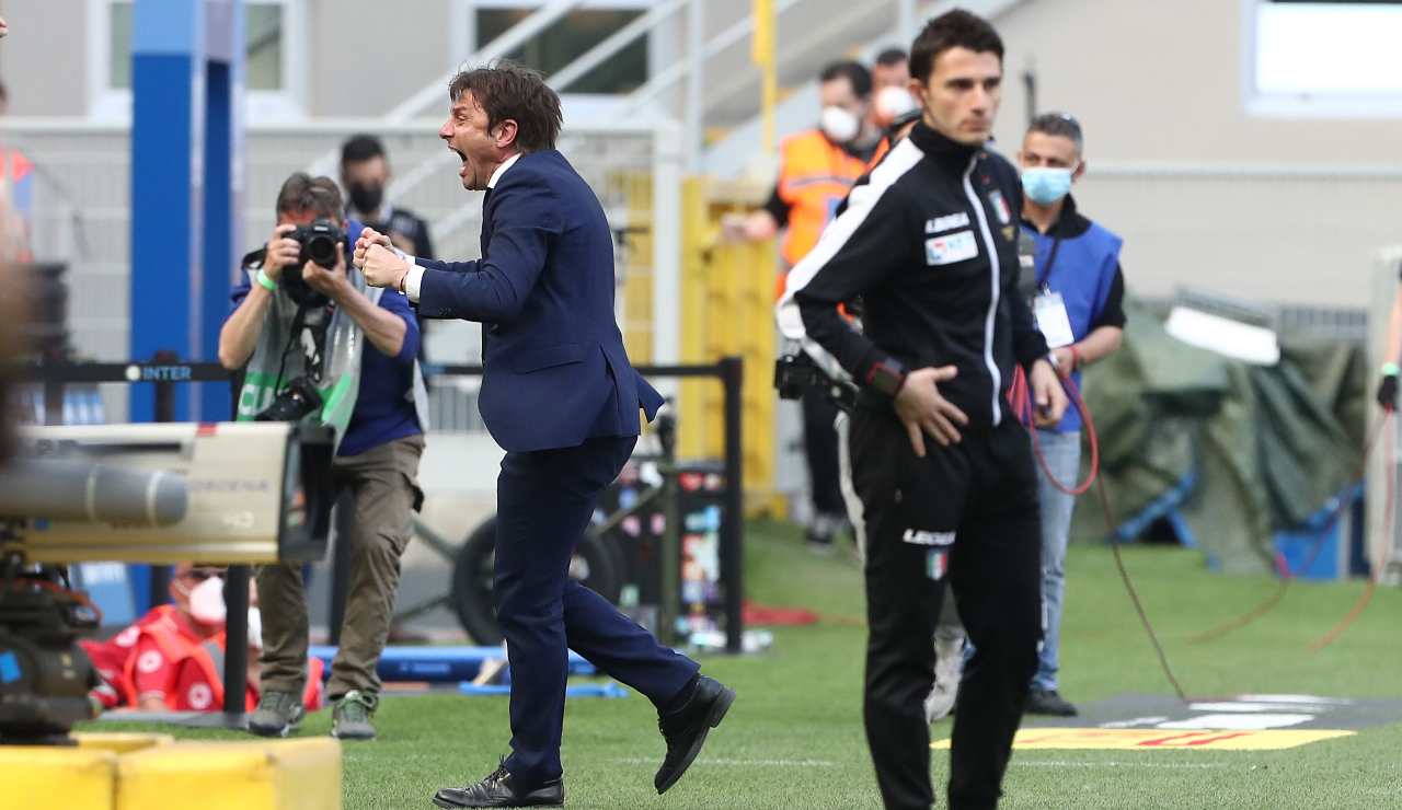 Antonio Conte Esulta