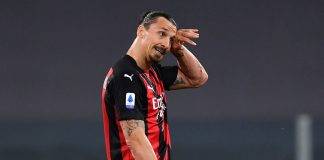 Zlatan Ibrahimovic in campo