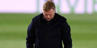 Koeman a testa bassa