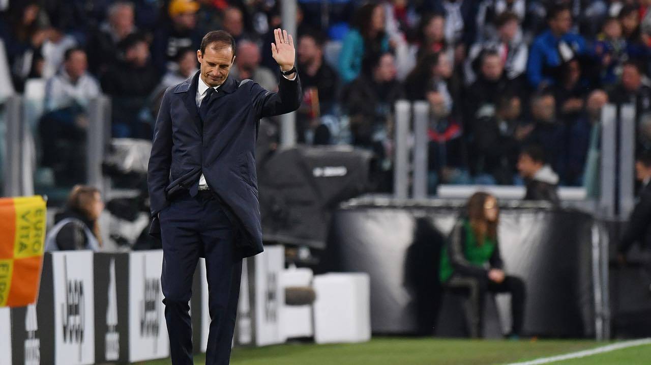 Allegri in panchina