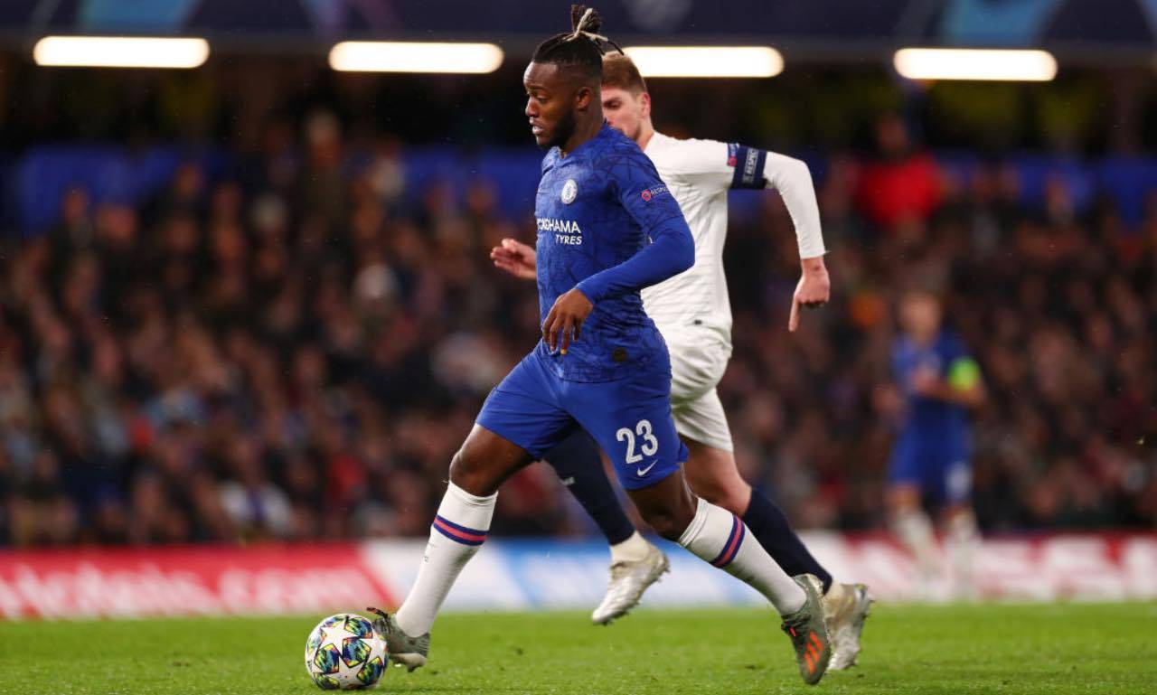 Batshuayi in campo col Chelsea 