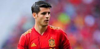 Morata con la Spagna