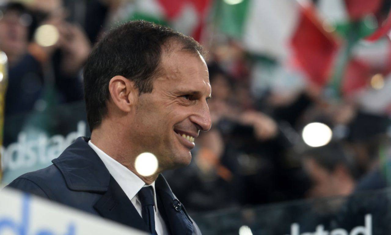 Allegri sorridente