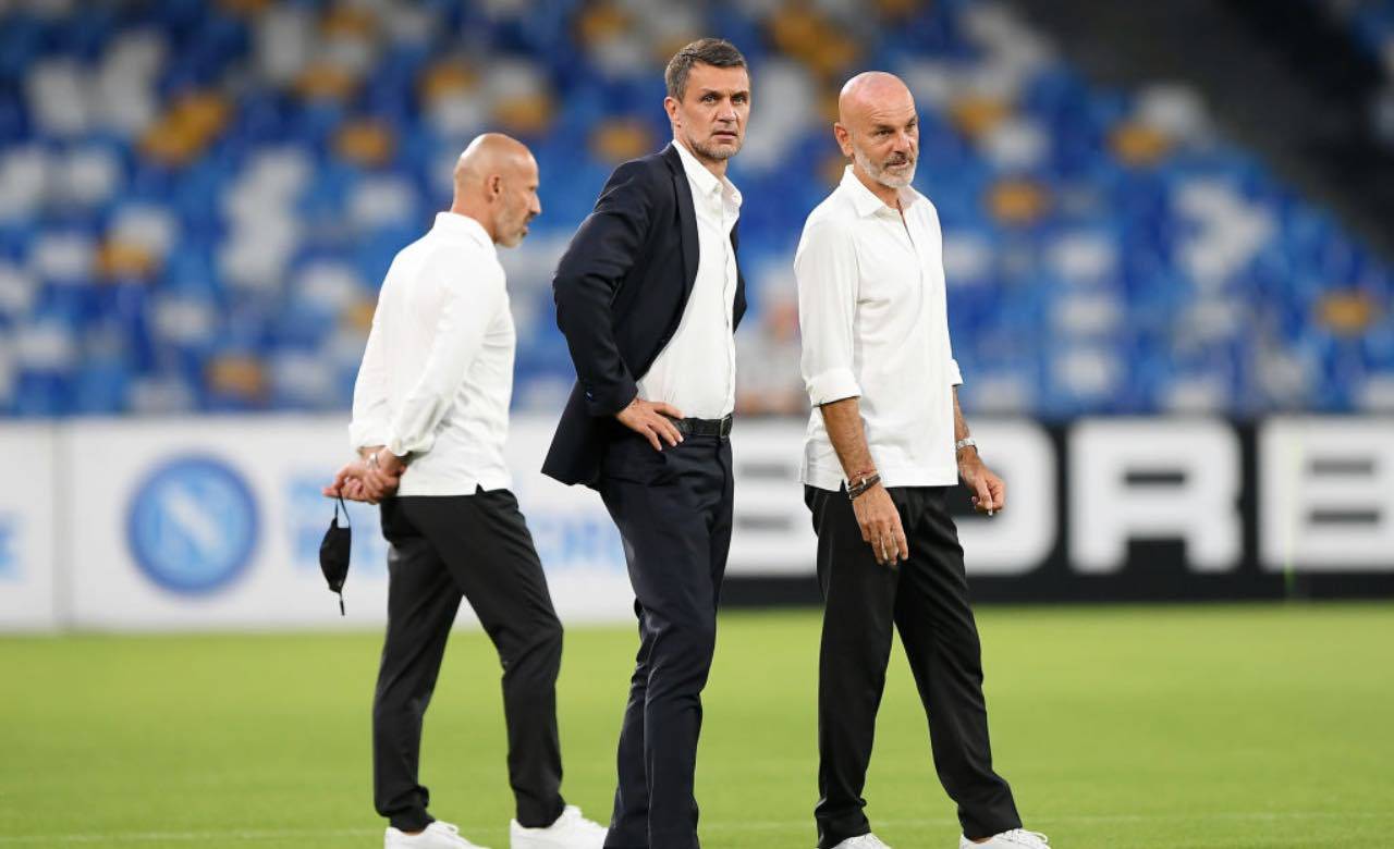 Pioli, Maldini e Murelli in campo