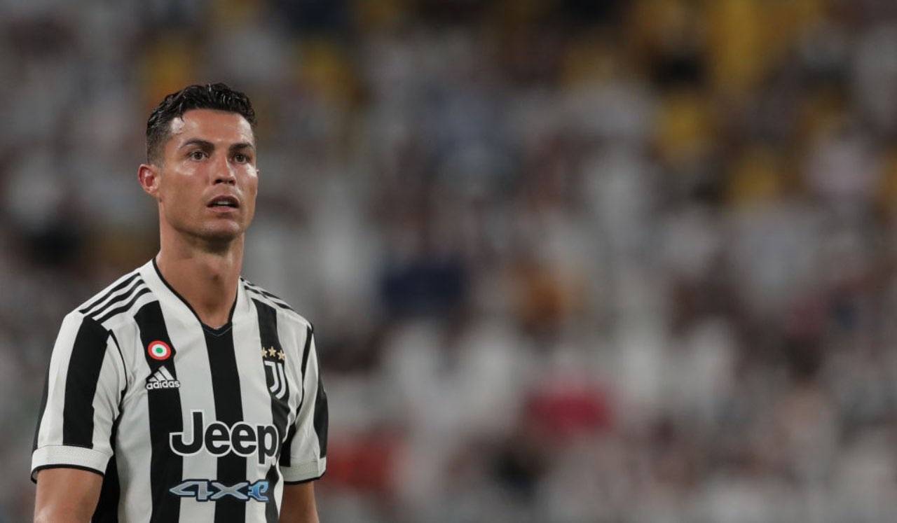 Ronaldo in campo con la Juventus