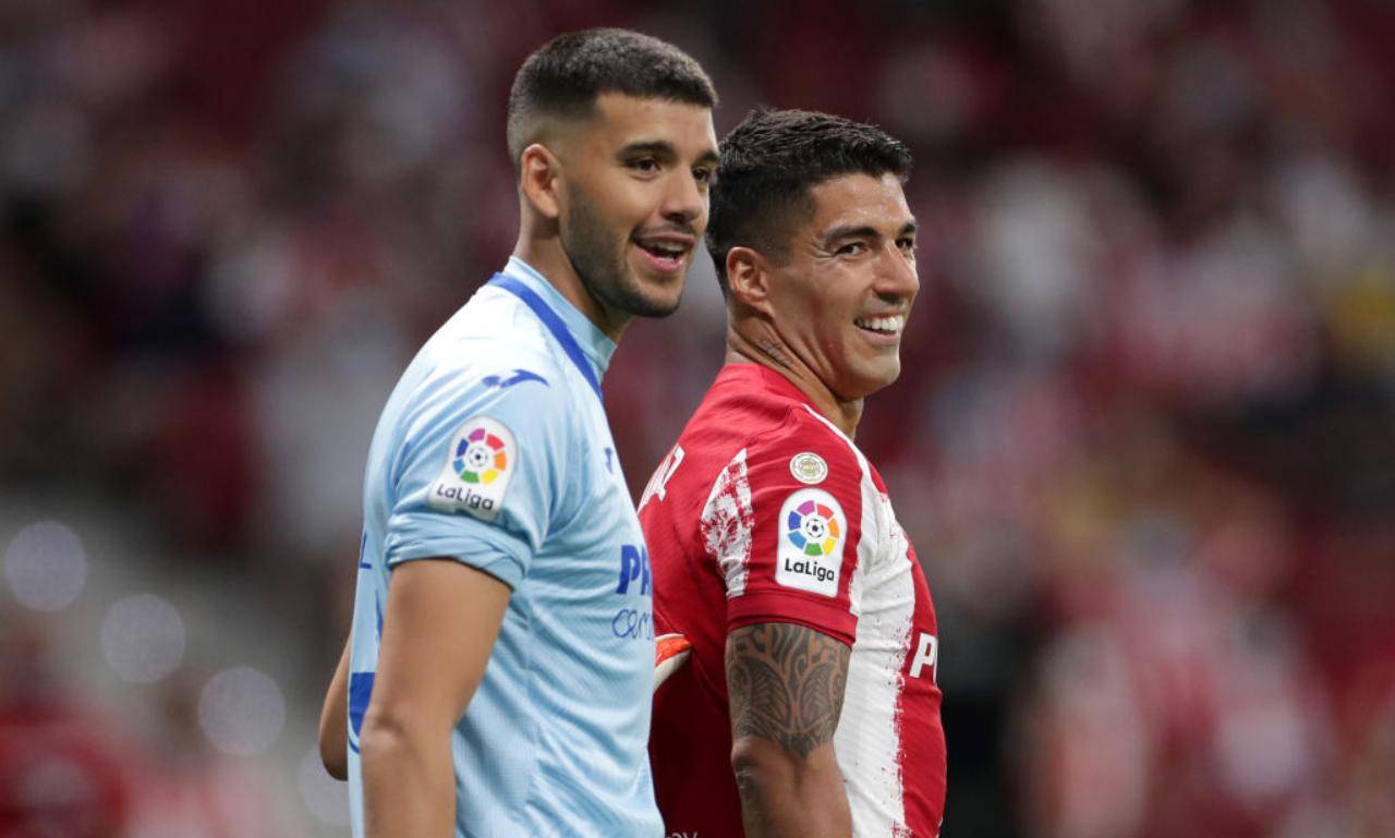 Suarez e Rulli sorridono 