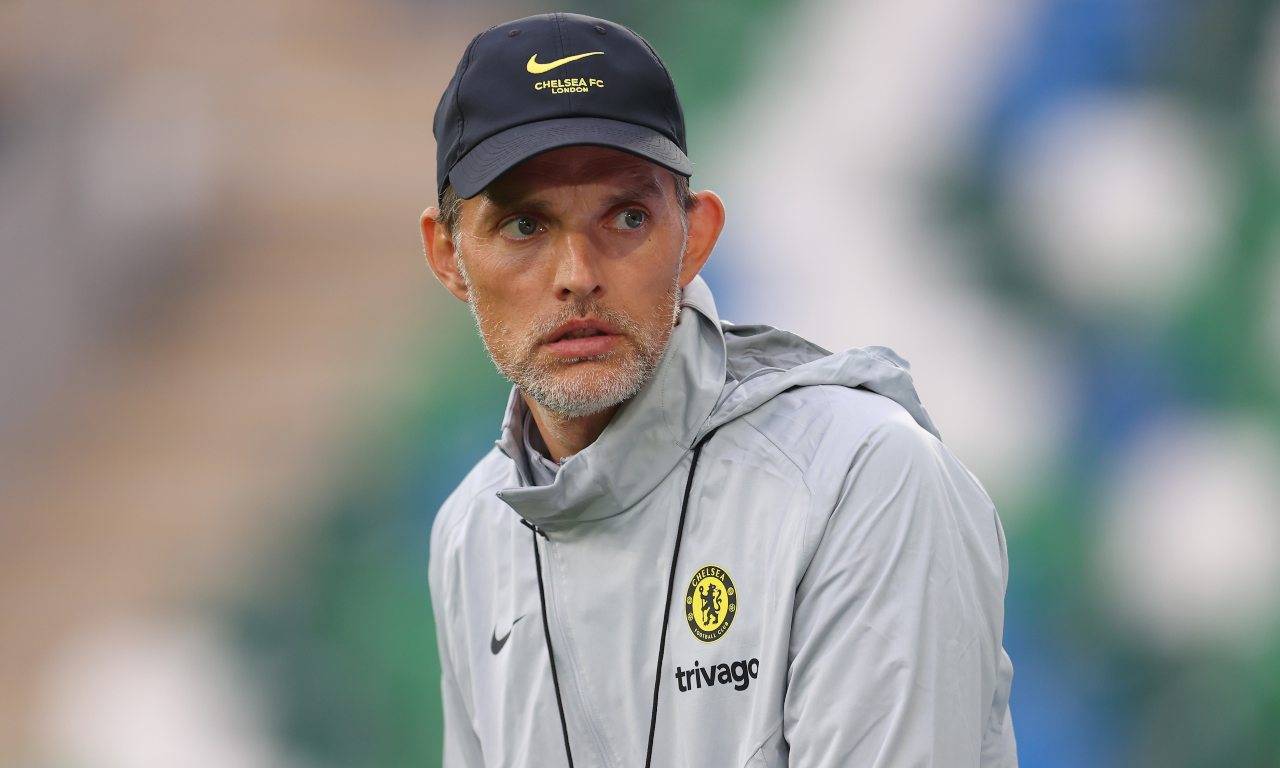 Tuchel in allenamento