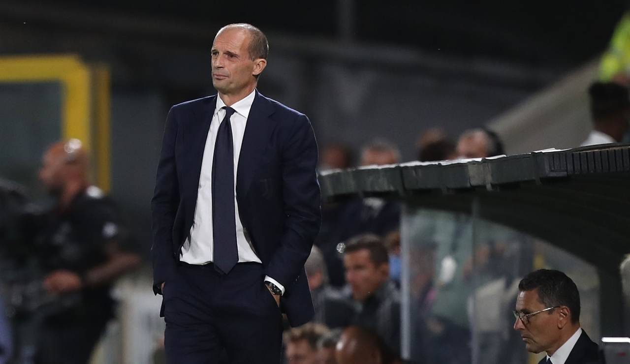 Juventus, Massimiliano Allegri in panchina