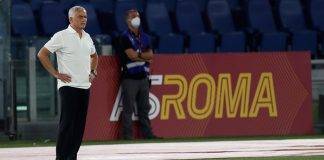 Mourinho sulla panchina della Roma