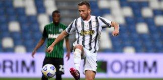 Arthur in campo con la Juventus