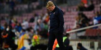 Koeman del Barcellona deluso