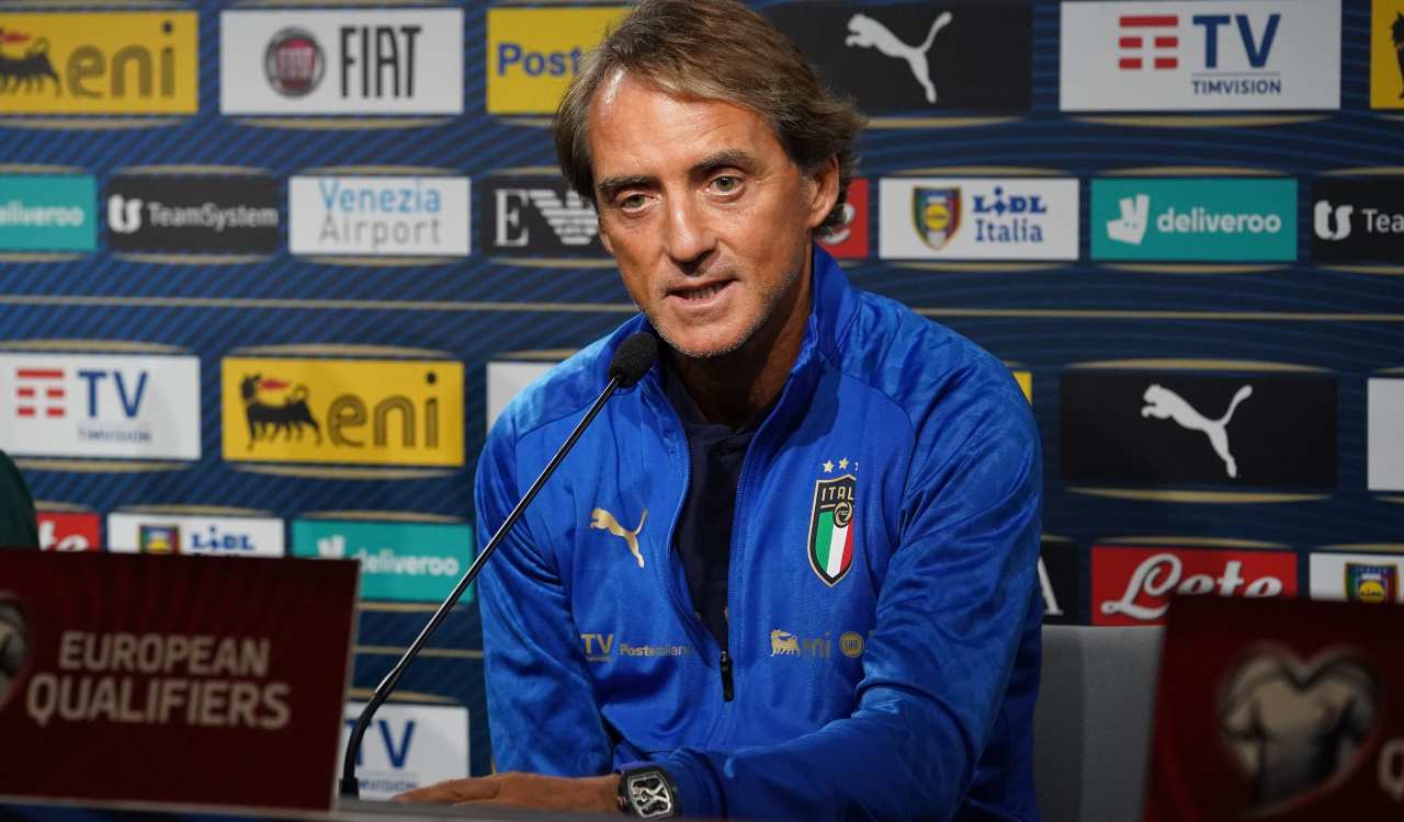 Mancini in conferenza