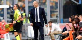 Juventus, Allegri a bordo campo