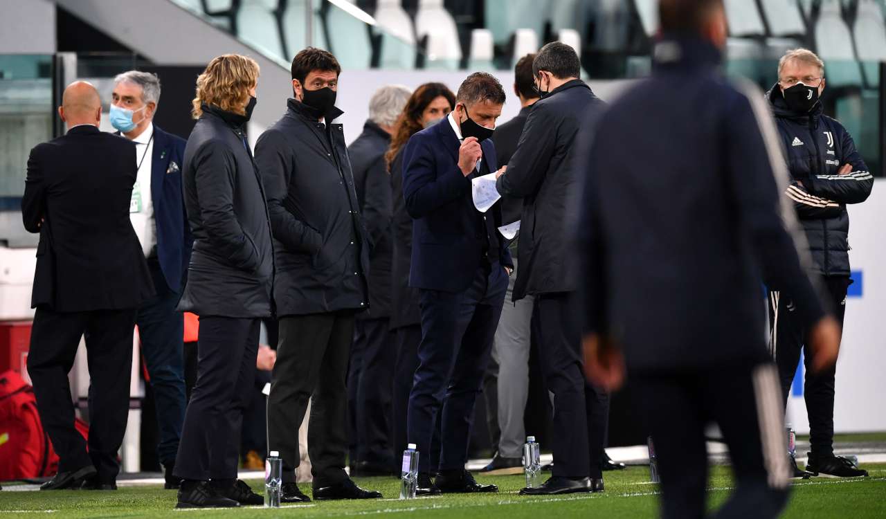 Andrea Agnelli in campo