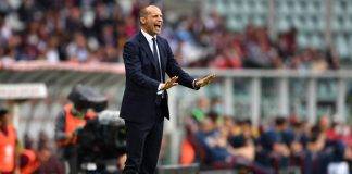 Juventus, Allegri urla in panchina