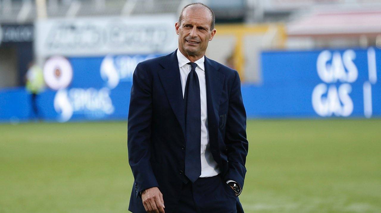 Allegri della Juventus soddisfatto