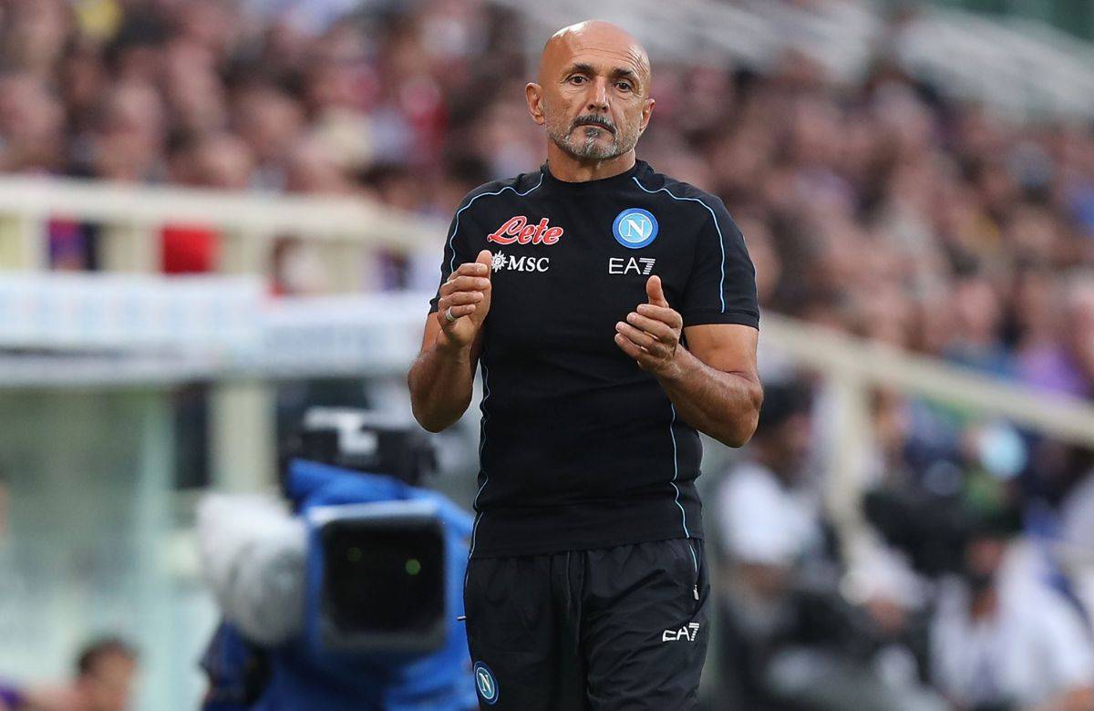 Salernitana-Napoli, Spalletti a bordo campo