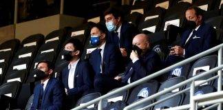 Inter: Zhang, Marotta e Zanetti allo stadio