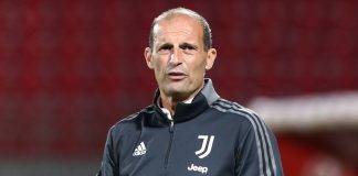 Allegri della Juventus preoccupato