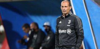 Allegri della Juventus preoccupato