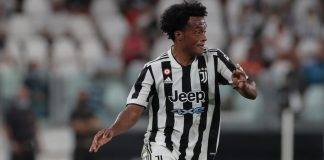 Cuadrado con la Juventus in campo