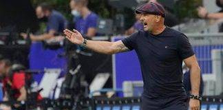 Mihajlovic del Bologna in panchina