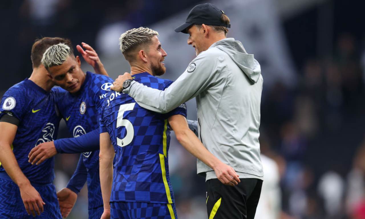 Jorginho con Tuchel