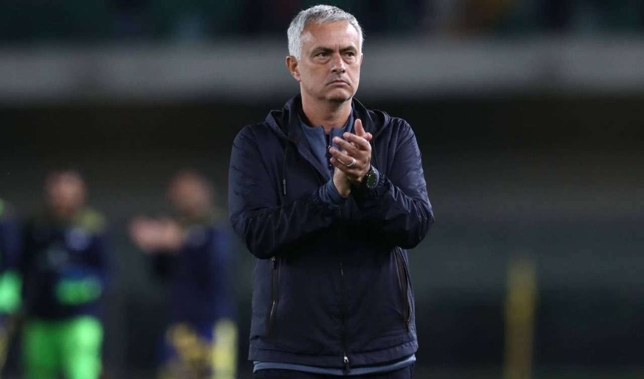 Mourinho in Verona-Roma