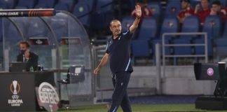 Sarri in campo