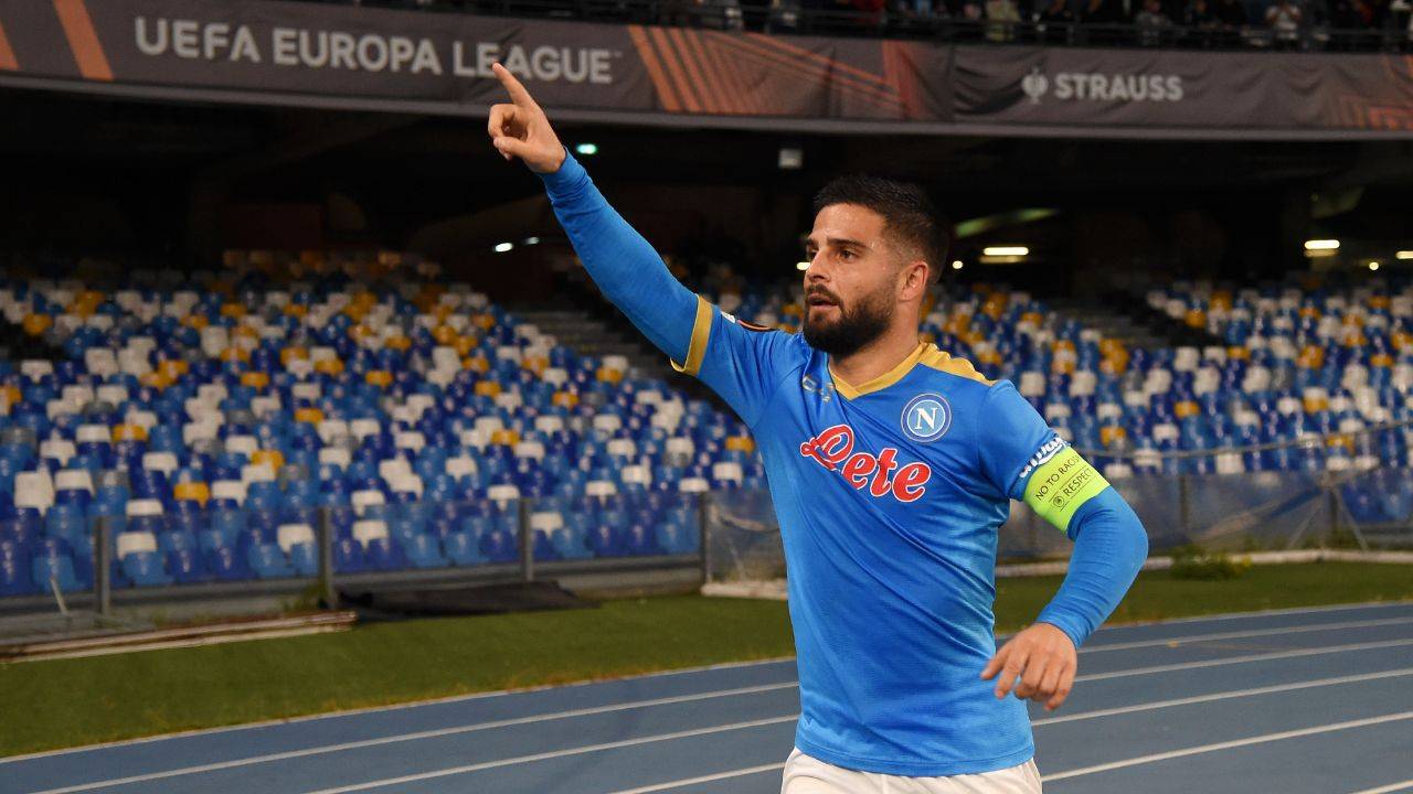 Insigne esulta