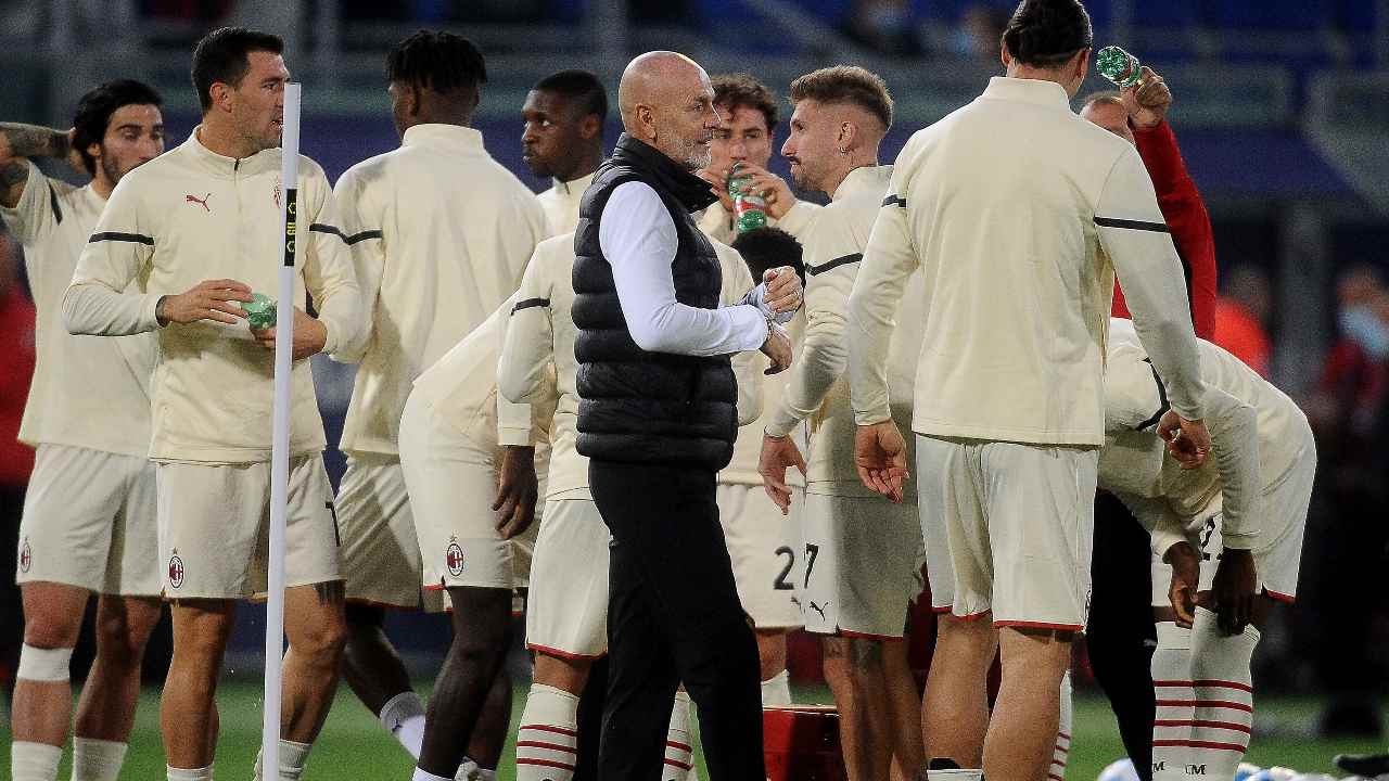 Pioli parla alla squadra Milan