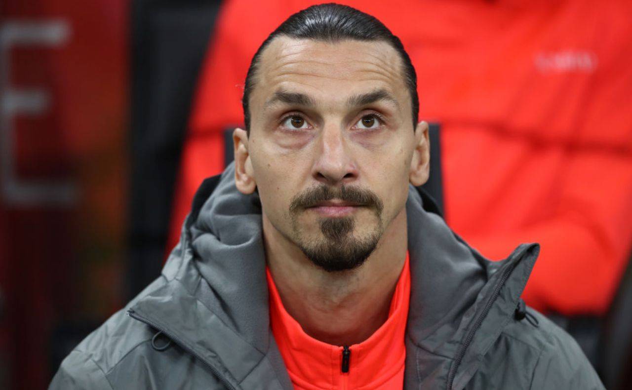 Ibrahimovic in panchina