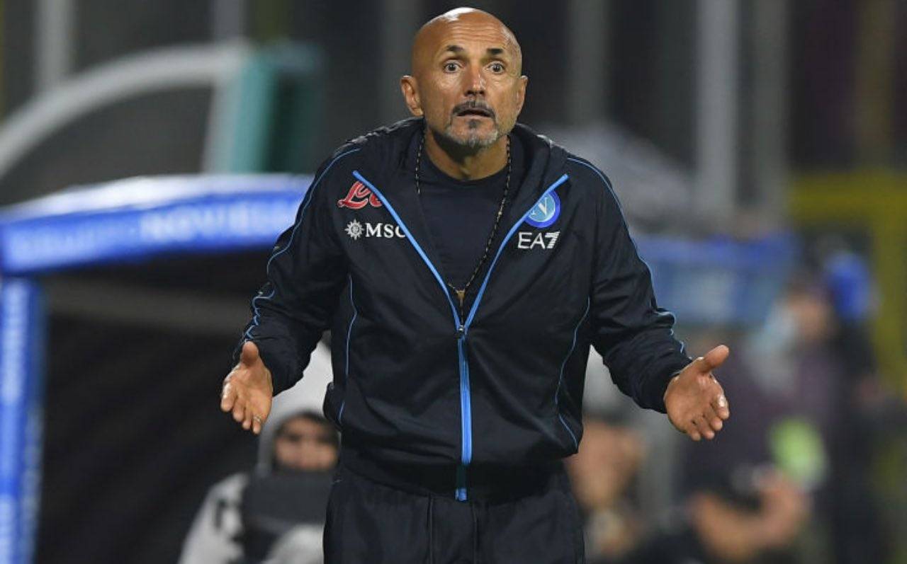 Salernitana-Napoli, Spalletti in panchina