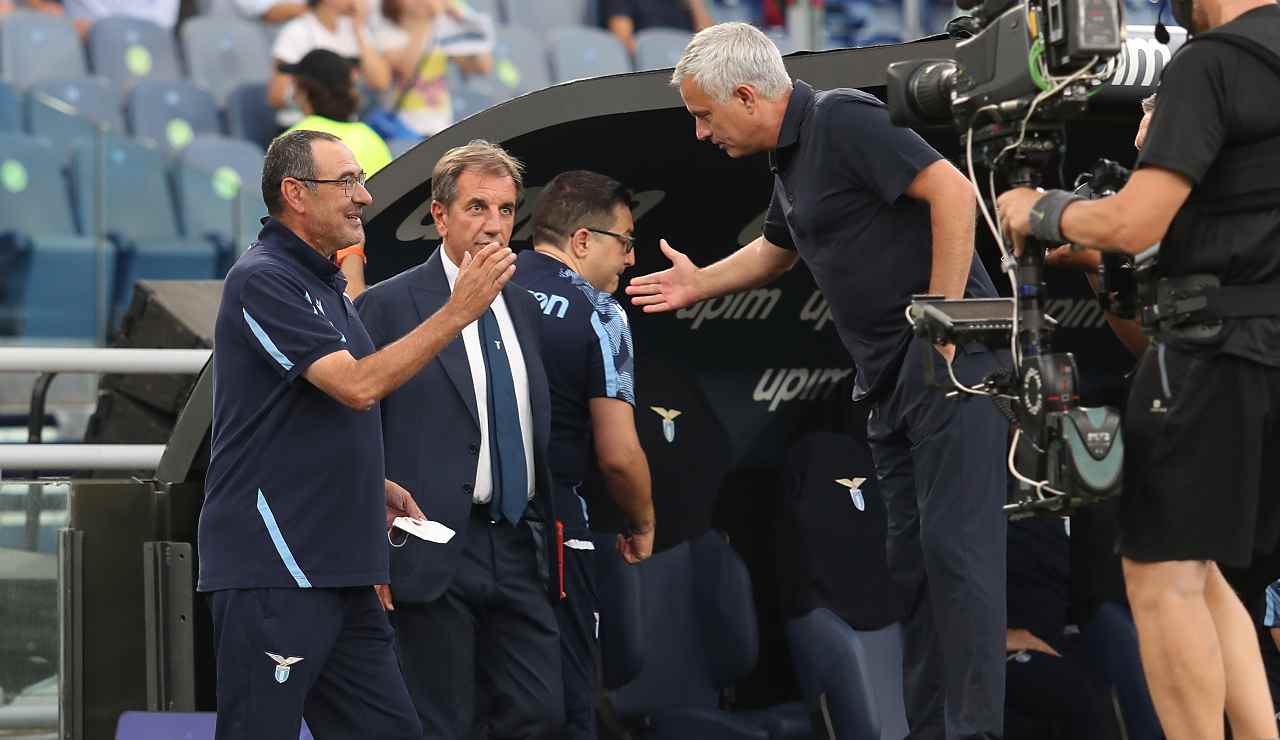 Sarri e Mourinho